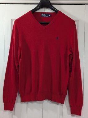 Polo Ralph Lauren V-Neck Red Sweater